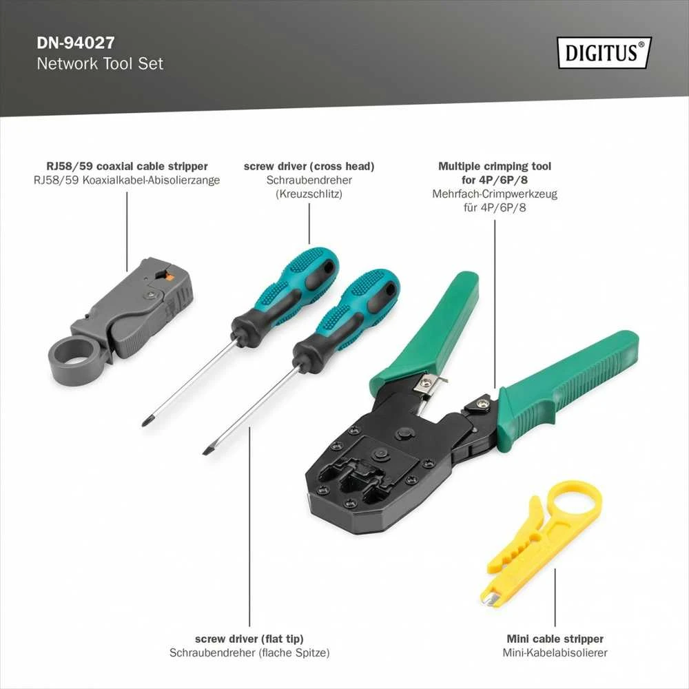 Digitus | DN-94027 | Network Tool Set