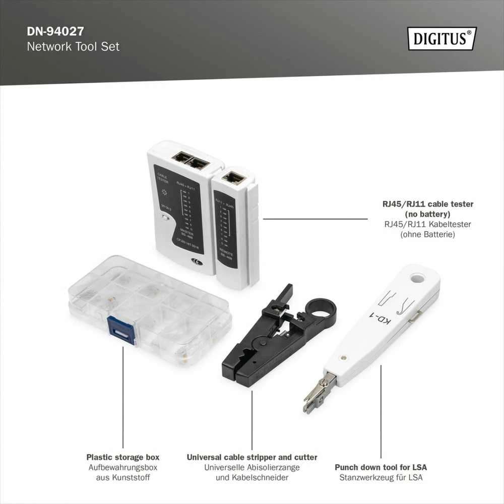Digitus | DN-94027 | Network Tool Set