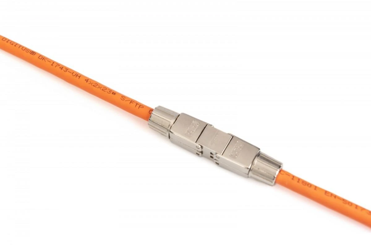 Assmann Electronic DIGITUS CAT 6A CAT jungtis 500MHz, skirta AWG 22-26, ekranuota su metaliniu užsukamu dangteliu
