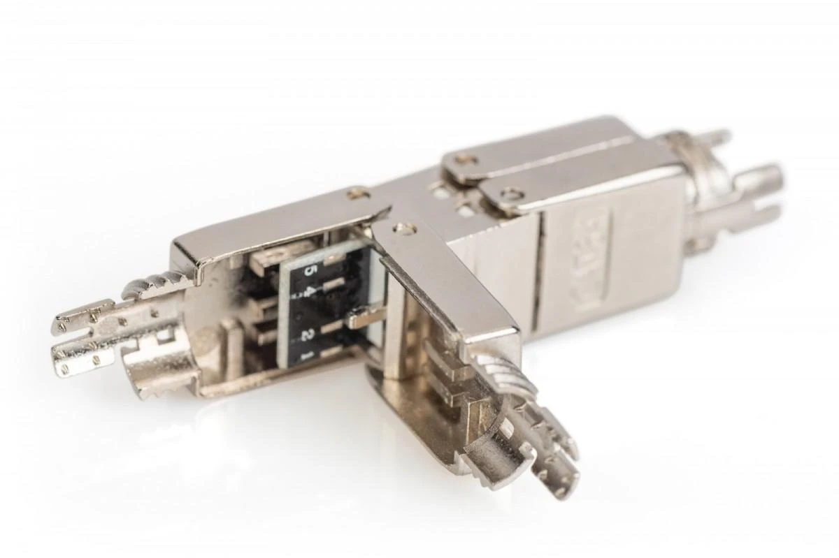 Assmann Electronic DIGITUS CAT 6A CAT jungtis 500MHz, skirta AWG 22-26, ekranuota su metaliniu užsukamu dangteliu