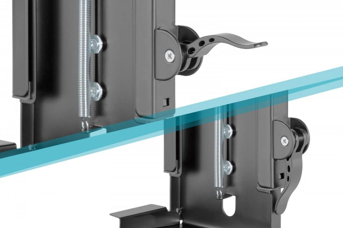 Laikiklis Digitus PC Table Mount | DA-90411 | 30-51 cm | Steel | Juodas