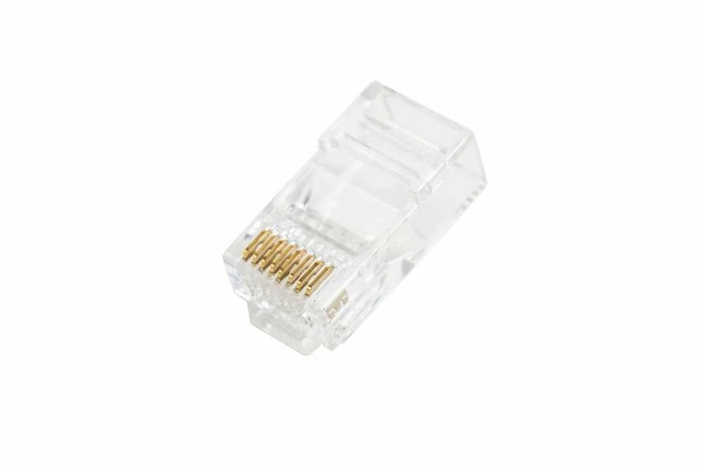 Digitus RJ45 kištukas (8P8C) praėjimas, kat.6, neekranuotas, AWG 26-24, pakuotė 100 vnt.