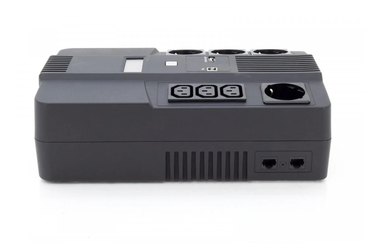 Assmann Electronic DIGITUS DN-170110 DIGITUS UPS Line-Interactive 600VA/360W AVR 4xSCHUKO 3xIEC C13 1xUSB A/B RJ45