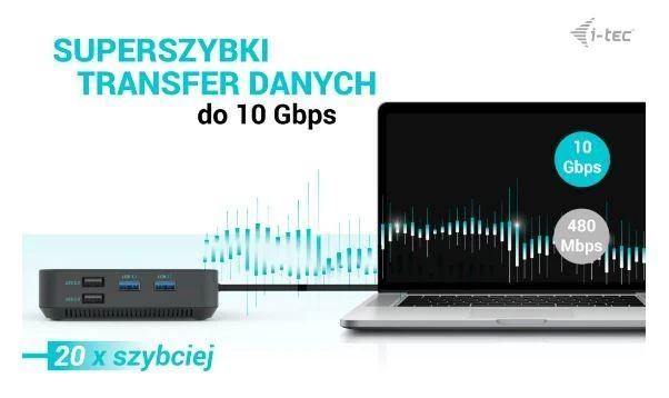 I-TEC stotelė: 10 Gbps duomenų perdavimo greitis