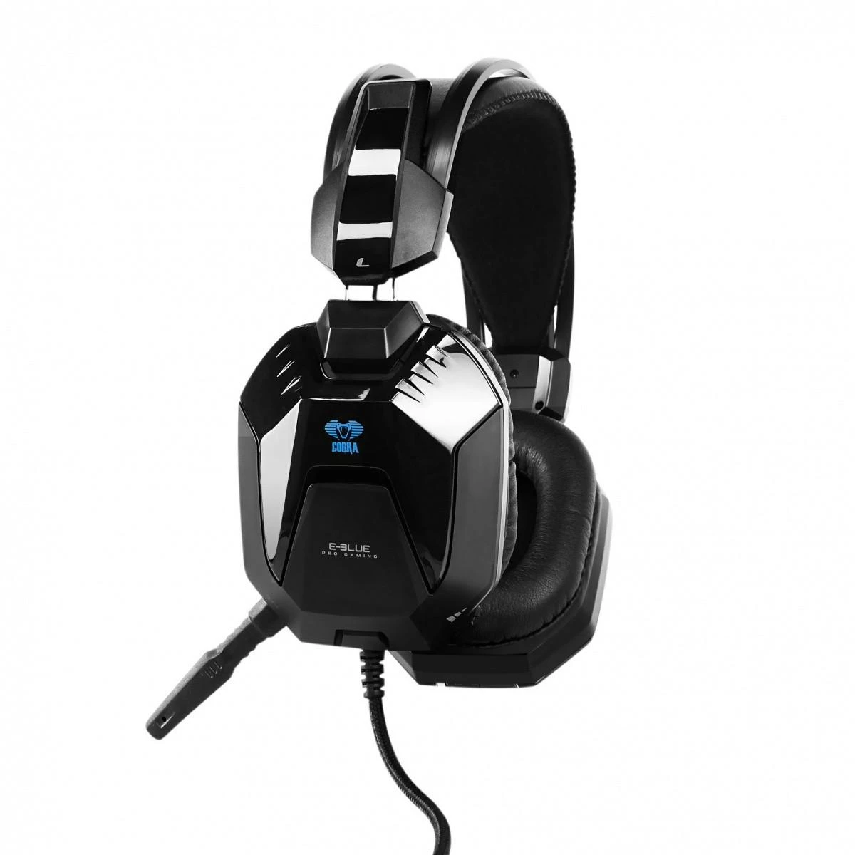 E-Blue Cobra H EHS948 Pro Ausinės Žaidimams su mikrofonu / 3.5mm / 2.3m  Cable / Juodos | Varle.lt