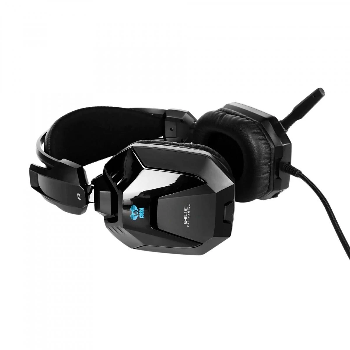 E-Blue Cobra EHS948 Pro ausinės su kietu kampuotu dizainu