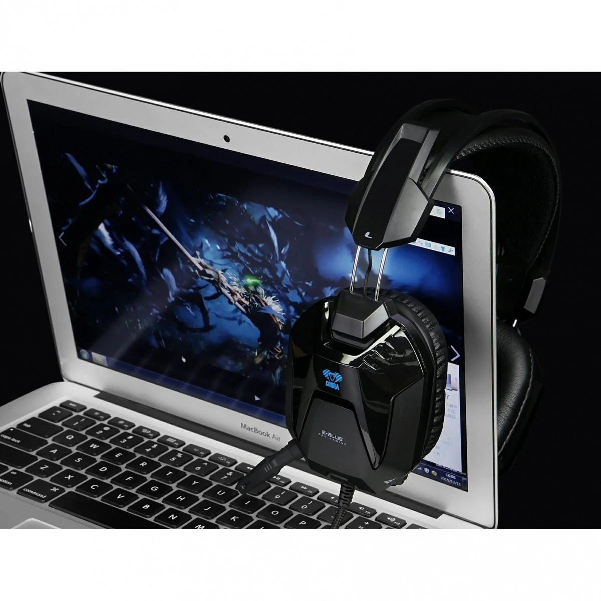 E-Blue Cobra H EHS948 Pro Ausinės Žaidimams su mikrofonu / 3.5mm / 2.3m Cable / Juodos