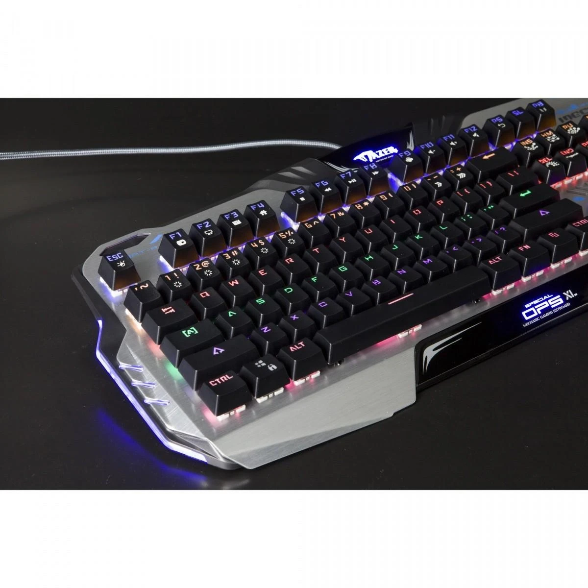 Klaviatūra E-Blue Mazer Mechanical 729 Keyboard Wired (USB), US,  Illuminated Switches