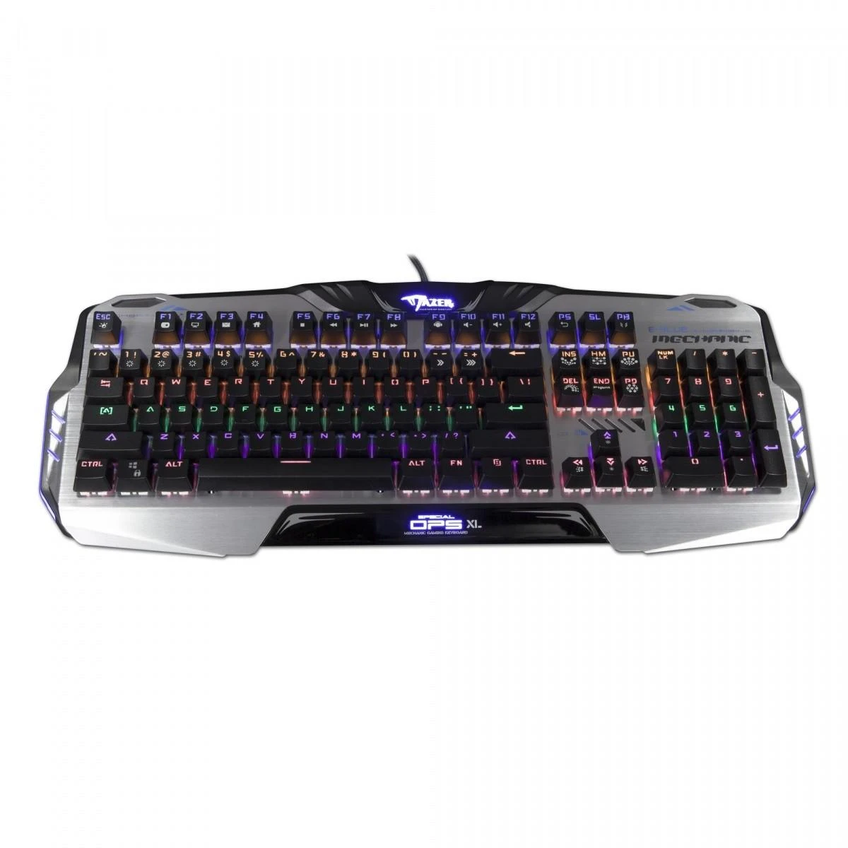 Klaviatūra E-Blue Mazer Mechanical 729 Keyboard Wired (USB), US,  Illuminated Switches