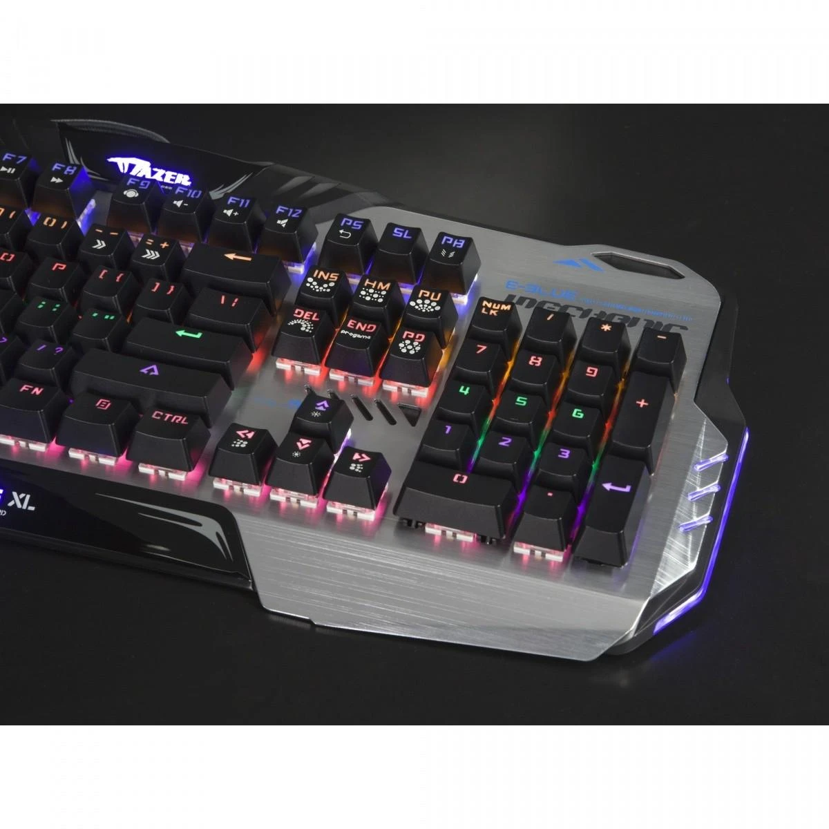 Klaviatūra E-Blue Mazer Mechanical 729 Keyboard Wired (USB), US,  Illuminated Switches