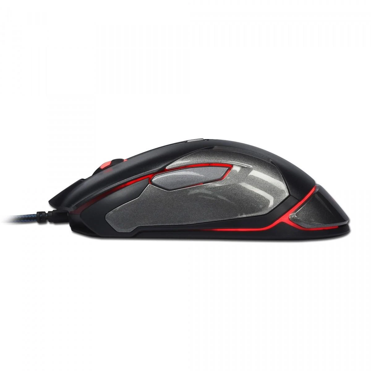 E-Blue Mėlyna E-mėlynas Auroza FPS Pelė su laidu, juoda, 8200DPI