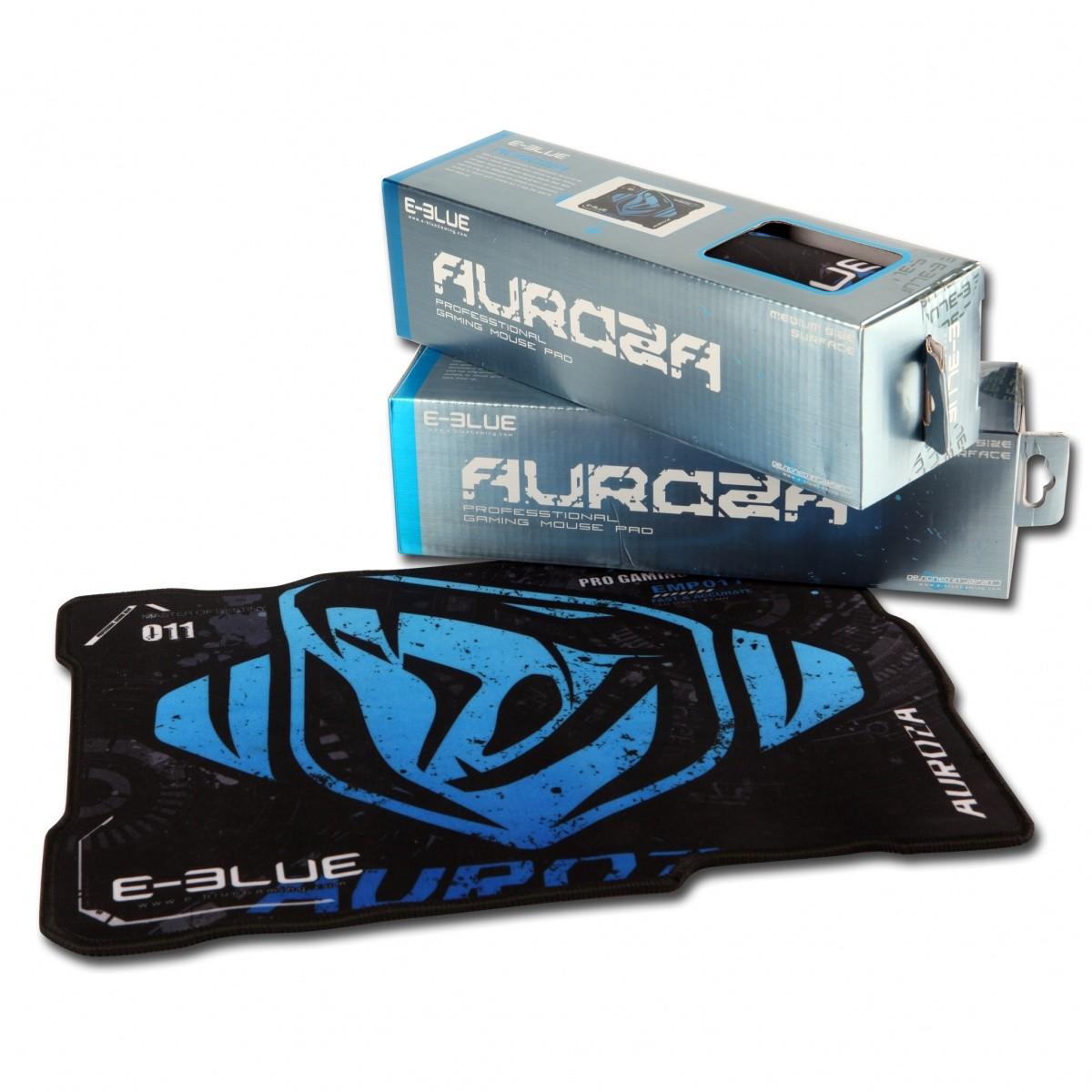 E-Blue Auroza M (365x265) Pelės kilimėlis žaidimams Juodas / Mėlyna
