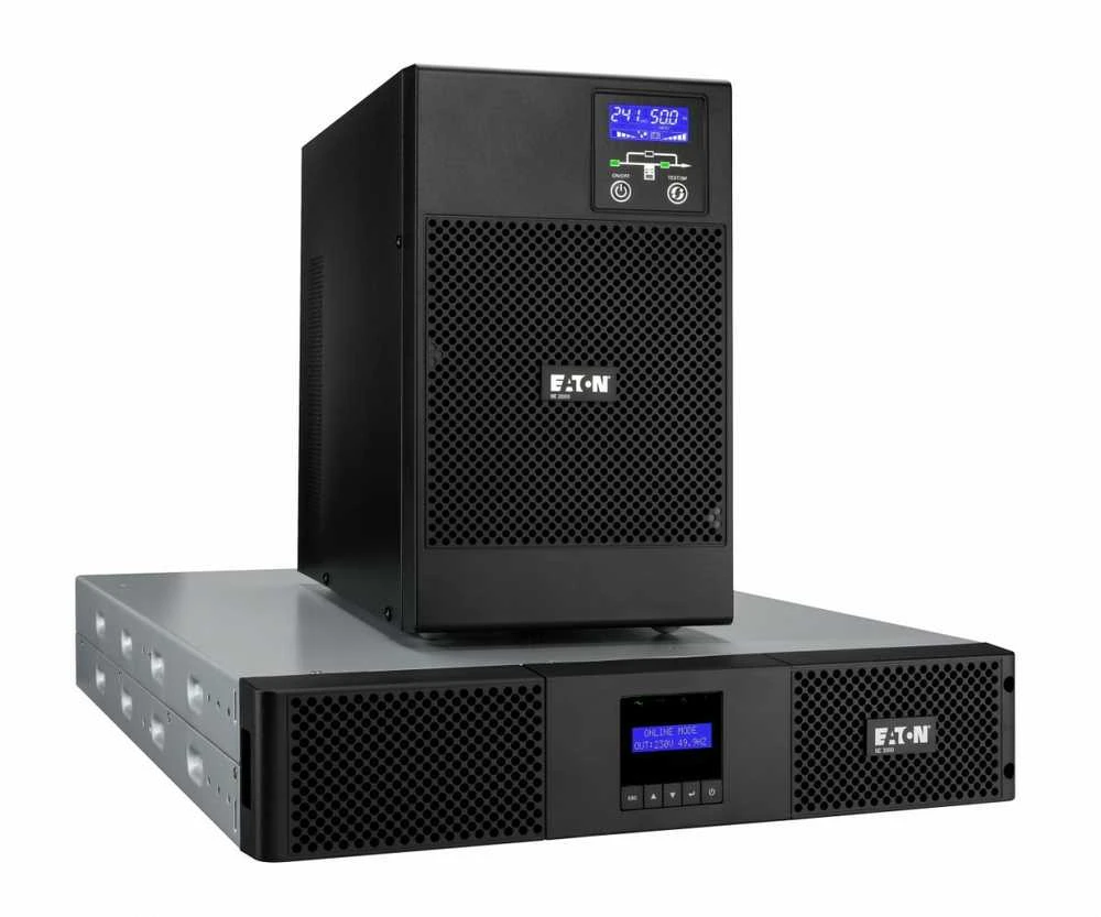Eaton 9SX Dviguba konversija (prisijungus) 2000 VA 1800 W 9 AC išvestis(ys / čių)