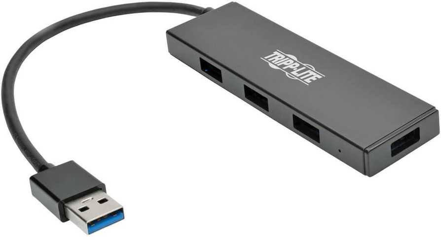 Eaton SuperSpeed U360-004-SLIM 4 prievadų ypač plonas nešiojamasis USB 3.0 šakotuvas