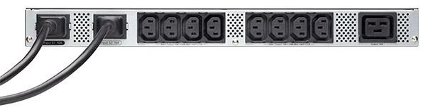 Eaton automatinis perjungimo jungiklis 16A, 2*C20 in, 8*C13 + C19 out