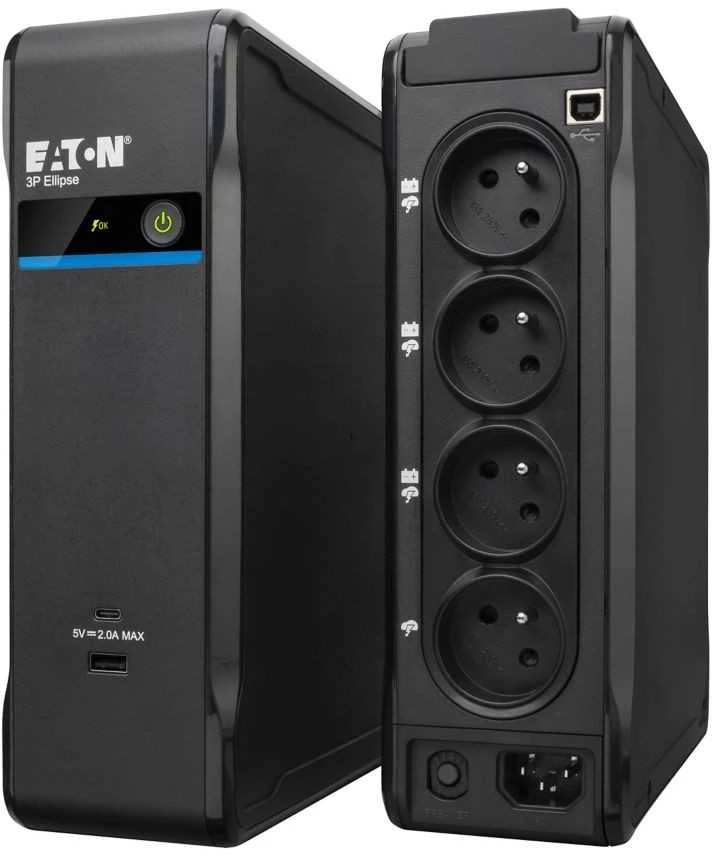 „Eaton 3P Ellipse 1300“ nepertraukiamo maitinimo šaltinis (UPS) Budėjimo režimas (neprisijungus) 1,3 kVA 840 W 8 kintamosios srovės lizdai