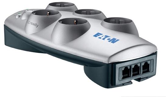 Eaton PB6TUF viršįtampių ribotuvas 6 AC išvestis(ys / čių) 220-250 V Juoda, Balta
