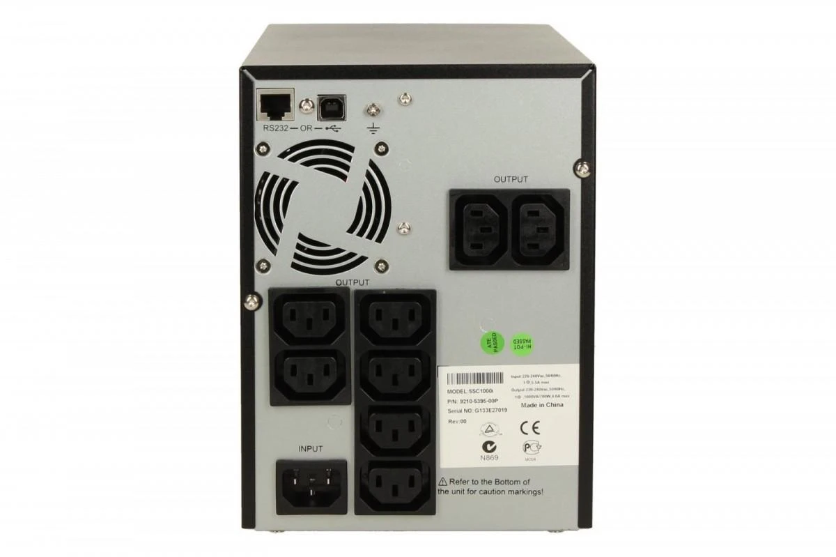 Eaton 1000VA/700W UPS, interaktyvus linija su gryna sinusine išvestimi, Windows/MacOS/Linux palaikymas, USB/serijinis