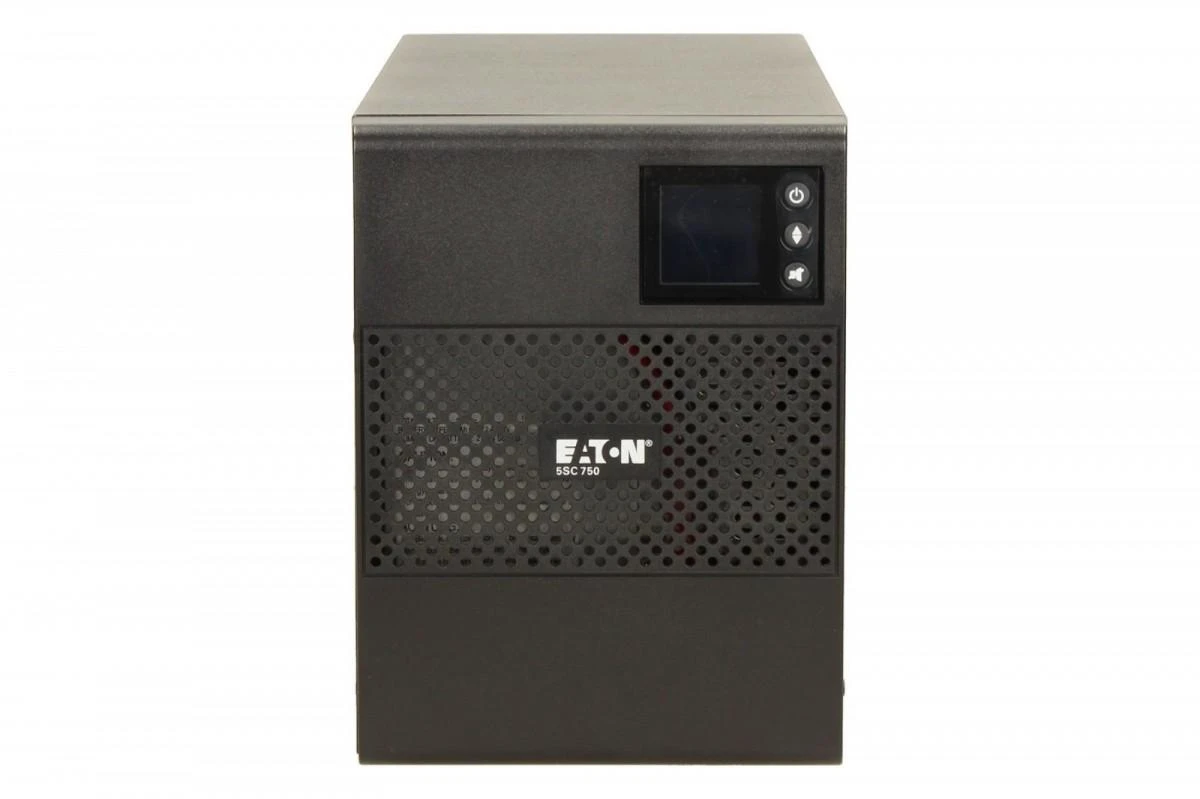 Battery Backup Eaton 750VA/525W UPS, line-interactive with pure sinewave output, Windows/MacOS/Linux support, USB/serial