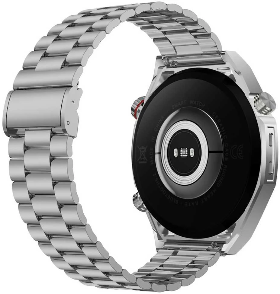 Išmanusis laikrodis Maxcom Ecowatch 1 sidabrinė