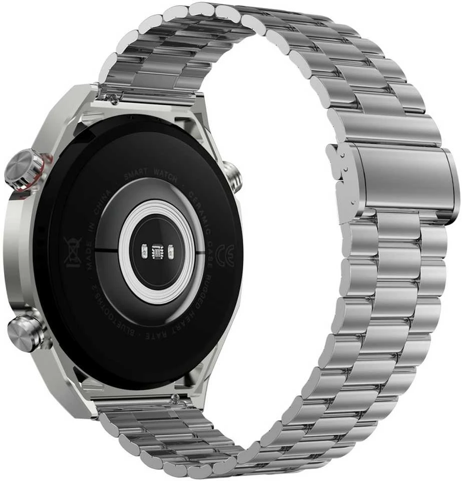 Išmanusis laikrodis Maxcom Ecowatch 1 sidabrinė
