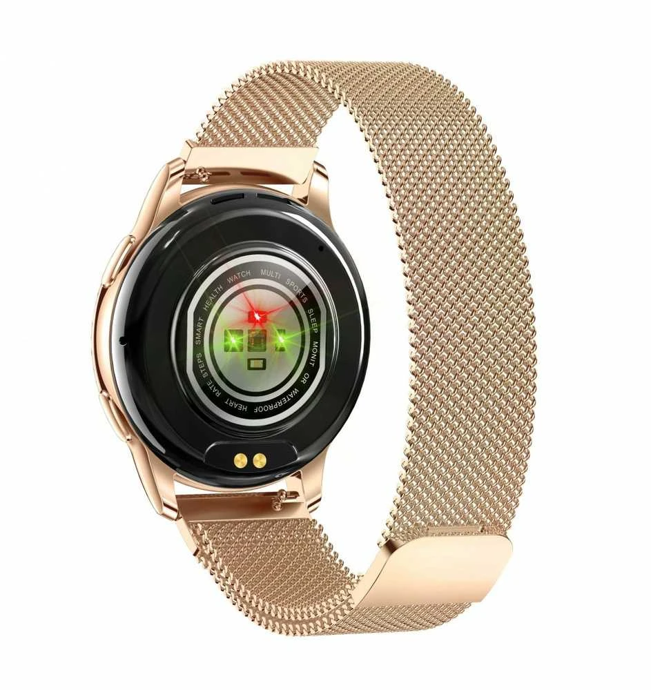 Išmanusis laikrodis Maxcom Ecowatch 3 auksinė