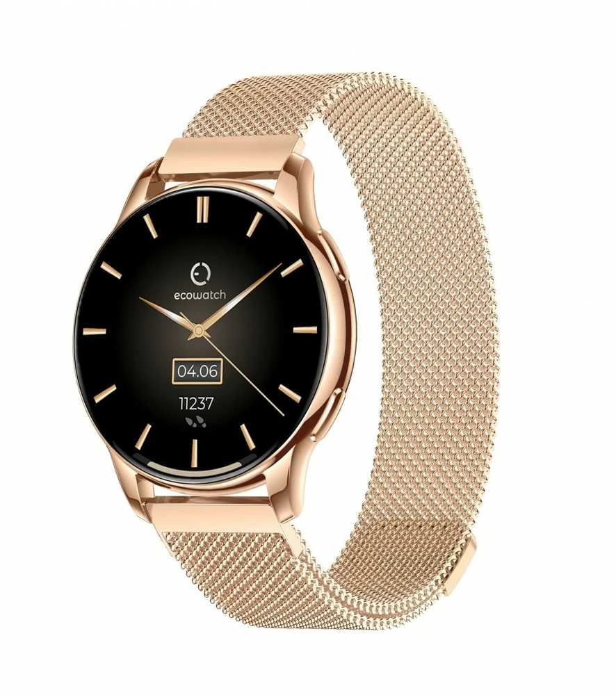 Išmanusis laikrodis Maxcom Ecowatch 3 auksinė