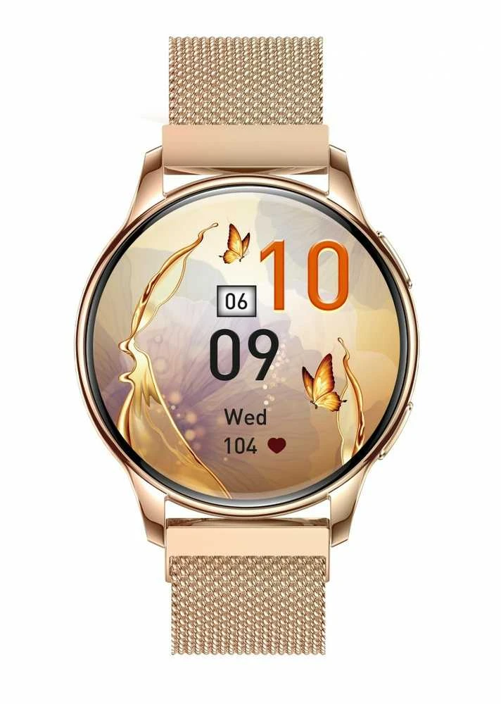 Išmanusis laikrodis Maxcom Ecowatch 3 auksinė