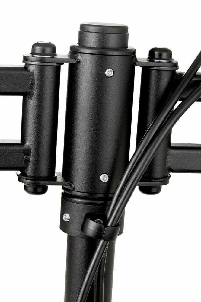 Laikiklis Edbak 19”-27” Quad-LCD Desk Mount, c:Juodas