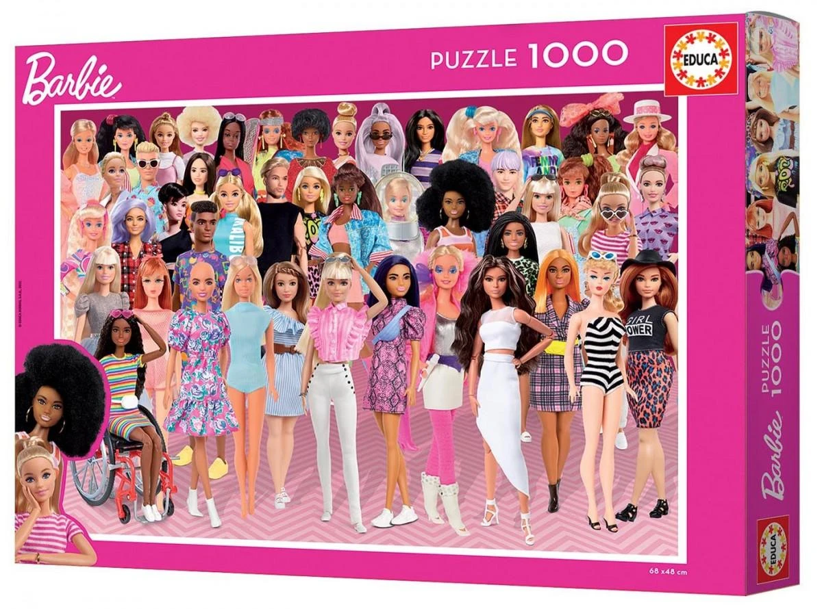 Educa dėlionė 1000 vnt. - Barbie