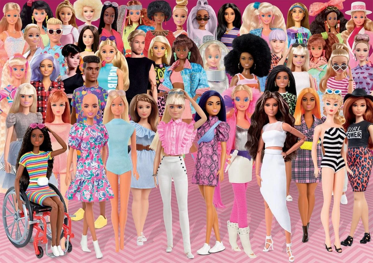 Educa dėlionė 1000 vnt. - Barbie
