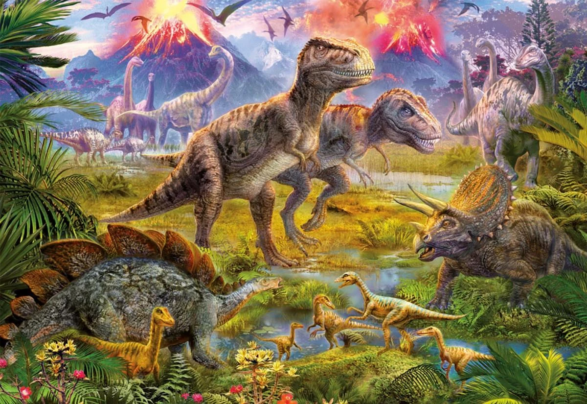 Educa dėlionė 500 vnt. - Dinozaurai