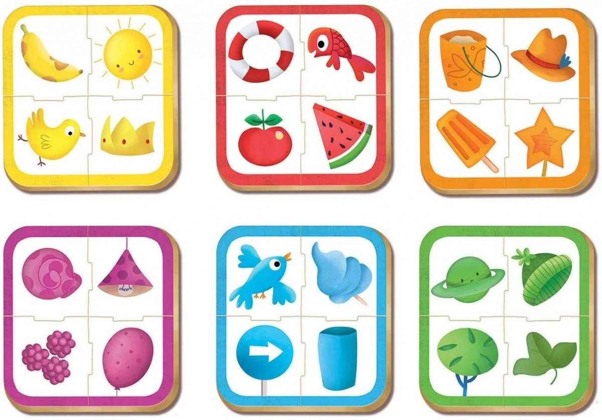 Dėlionė Educa Puzzle Baby žaidimo spalvos-18119
