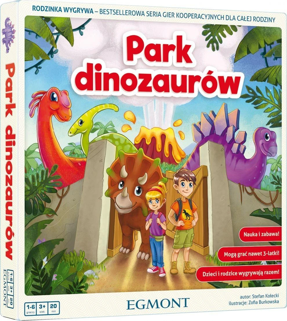 Stalo žaidimas Egmont Dinozaurų parkas, PL