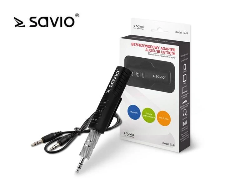 SAVIO Bluetooth adapteris su 3,5 mm jungtimi