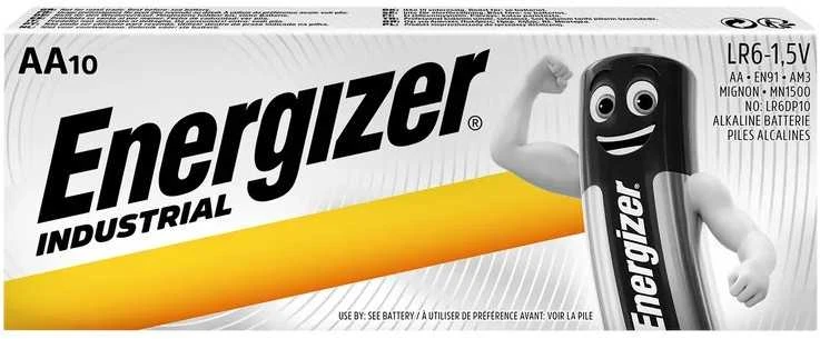 Energizer industrial AA LR6 Alkaline Elementai 10vnt.