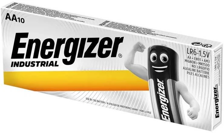 Energizer industrial AA LR6 Alkaline Elementai 10vnt.