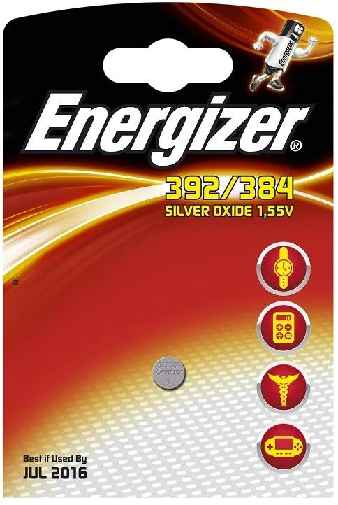 Energizer 392/384 baterija pakuotėje