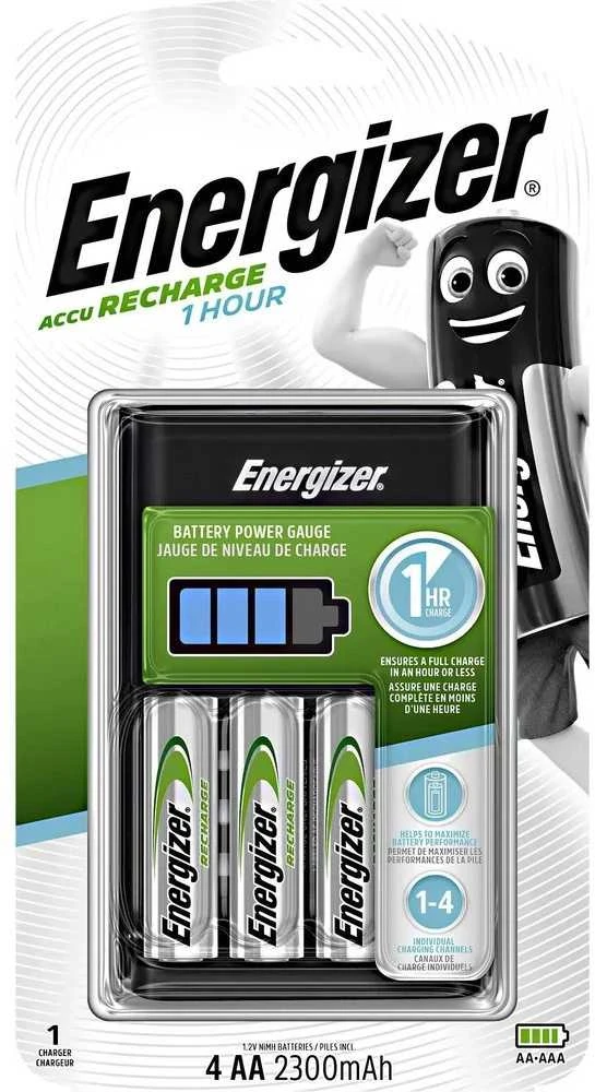 Energizer ACCU Recharge 1 Hour Baterijų įkroviklis