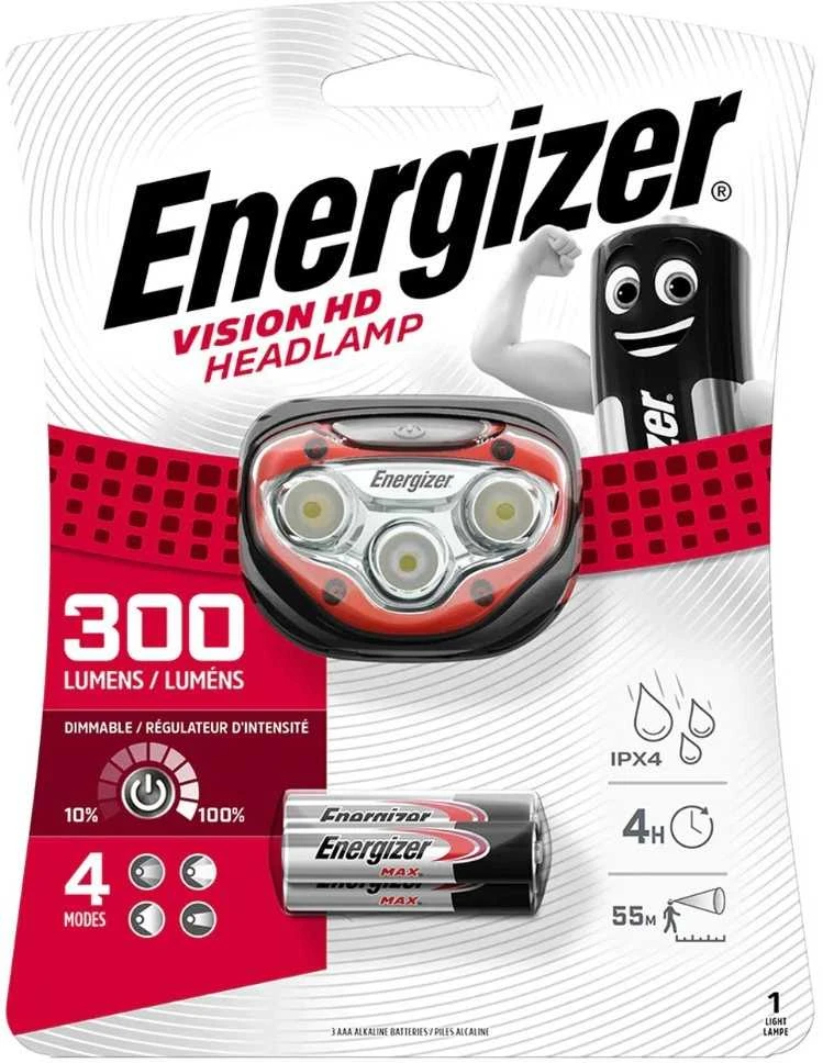 ENERGIZER VISION PRIEKINIS ŽIBINTAS 300lm 3 LED 3AAA