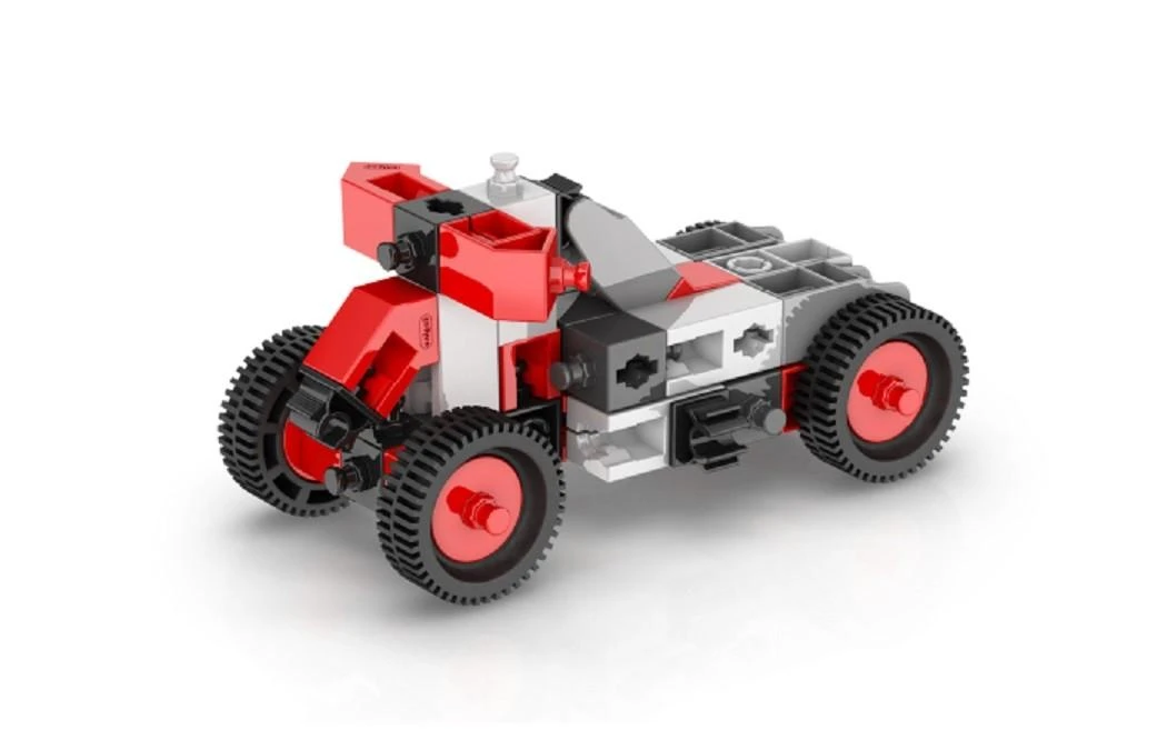 Konstruktorius Engino Inventor „Keturračiai ir motociklai“, 4 modeliai