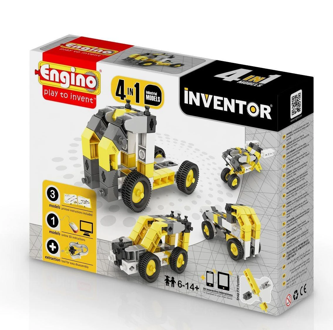 Engino Inventor Konstruktorius „Pramoninis transportas“ (4 modeliai)