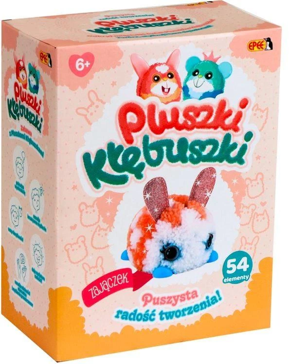 Epee Epee Rinkinys creative Pluszki-Kłębuszki 54 dalys Bunny