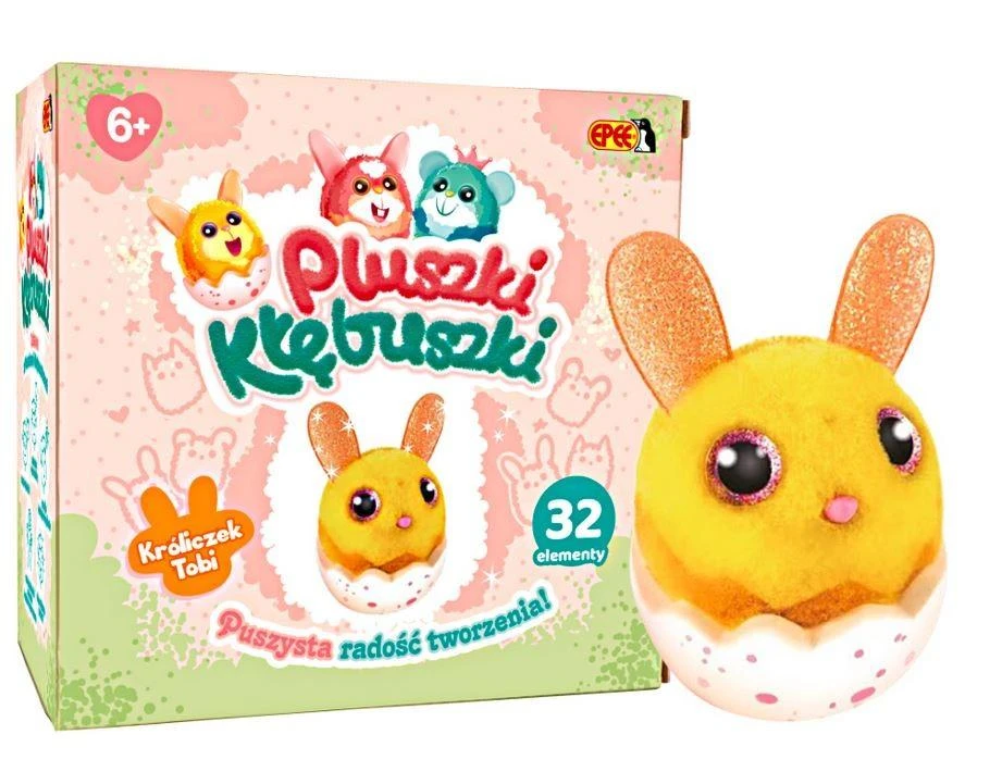 Epee Kūrybinis rinkinys iš gaublio įdarytų Tobi Geltona Bunny 32 elementų