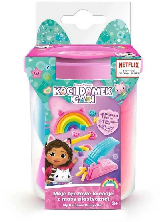 Epee Gabby's Dollhouse My Rainbow Creations, rožinis indelis