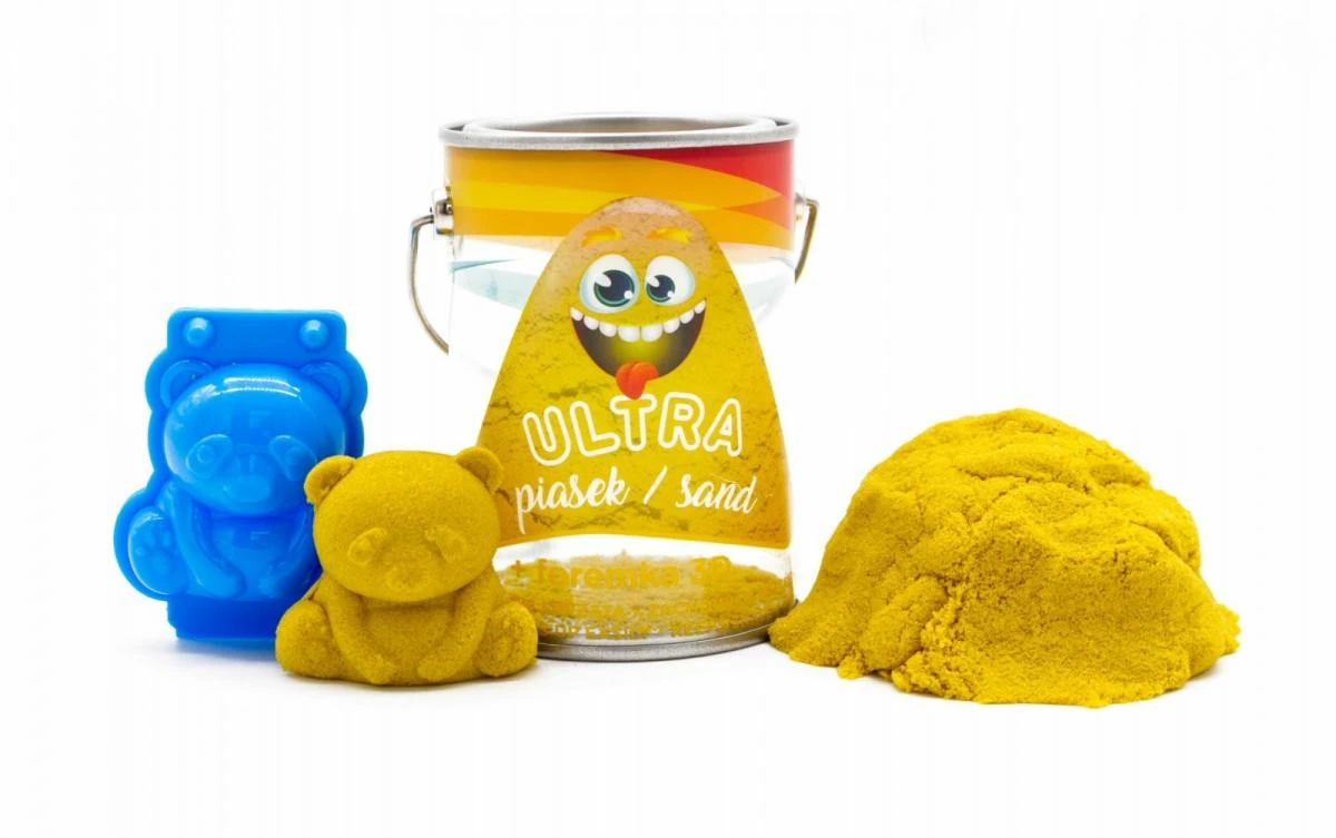 Epee Ultra smėlio skardinė 150g geltona + 3D pandos forma