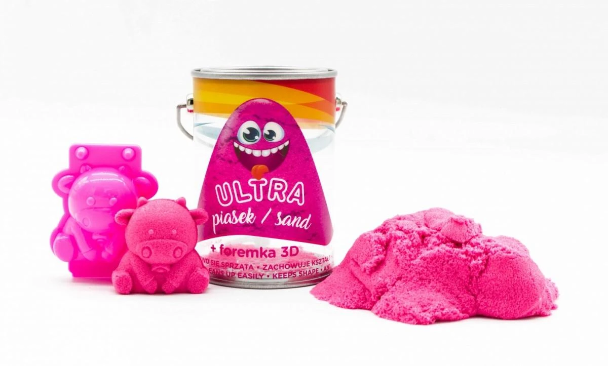 EPEE Ultra Sand 150 g + 3D Fudge Mold 093735 rožinė