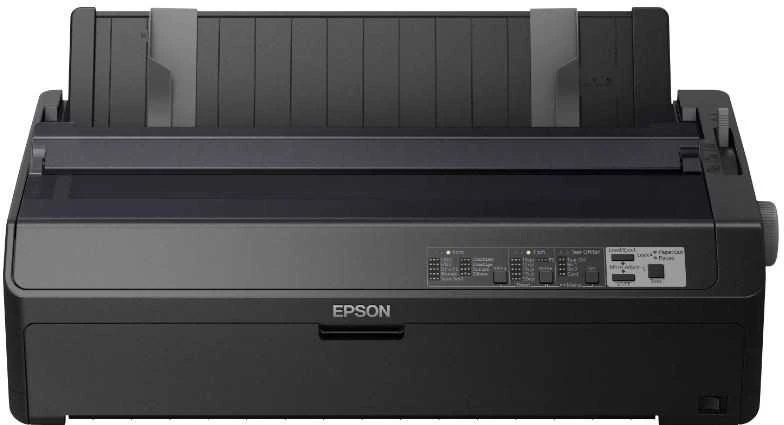 Spausdintuvas Epson LQ-2090IIN, 550 cps, 10 cpi, 6 kopijos, kodas 128 (A/B/C), kodas 39, EAN13, EAN8, interleaved 2/5, POSTNET, UPC-A, UPC-E, vokai, 0,12 - 0,46 mm
