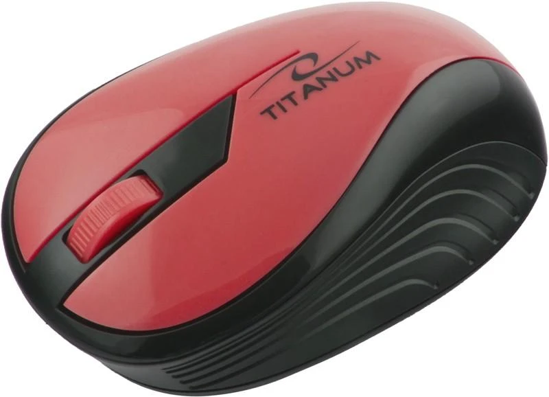 ESPERANZA TITANUM RAINBOW Optinė belaidė pelė 3D 2.4 GHz 1000 DPI 3D Raudona