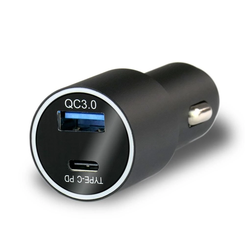 Everactive 36W automobilinis USB QC3.0 ir USB-C PD įkroviklis